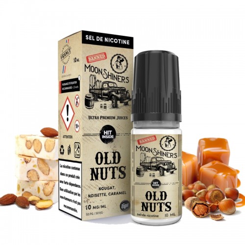 Old Nuts 10ml Sels de Nicotine - Moonshiners - Le French Liquide
